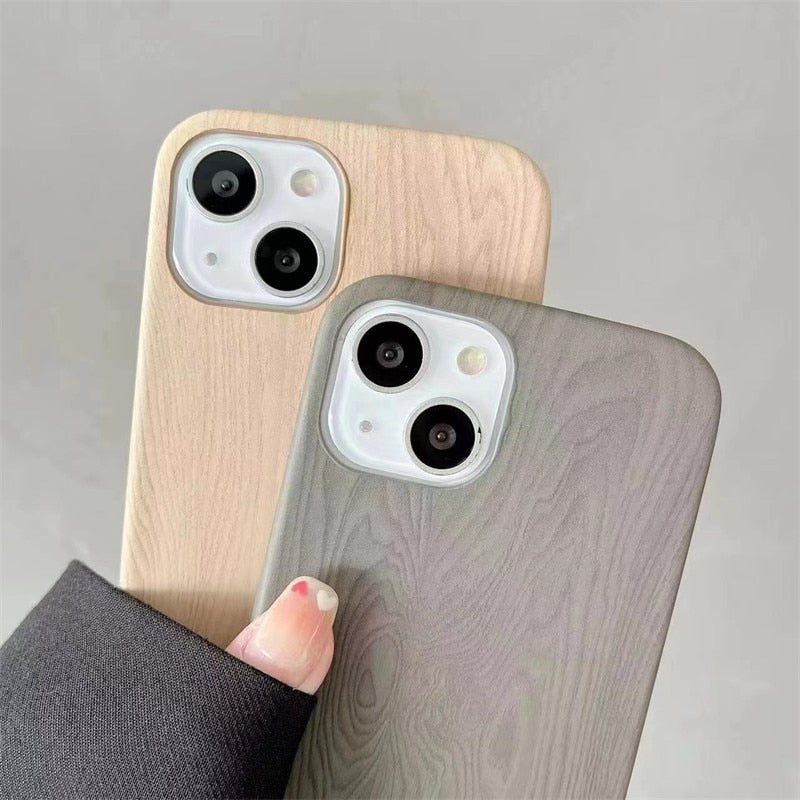 Wood Grain Pattern iPhone Case-Fonally-