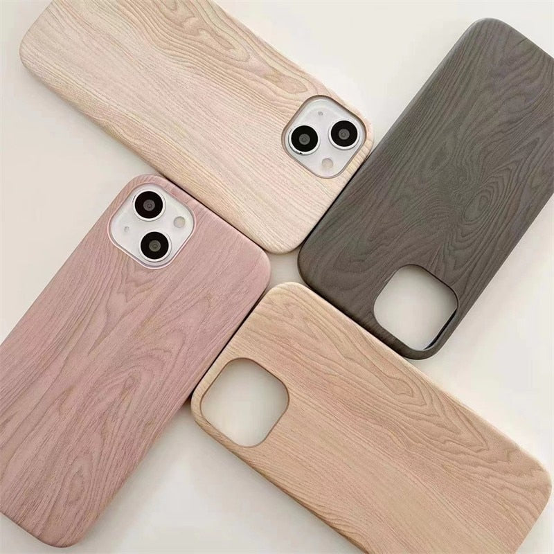 Wood Grain Pattern iPhone Case-Fonally-