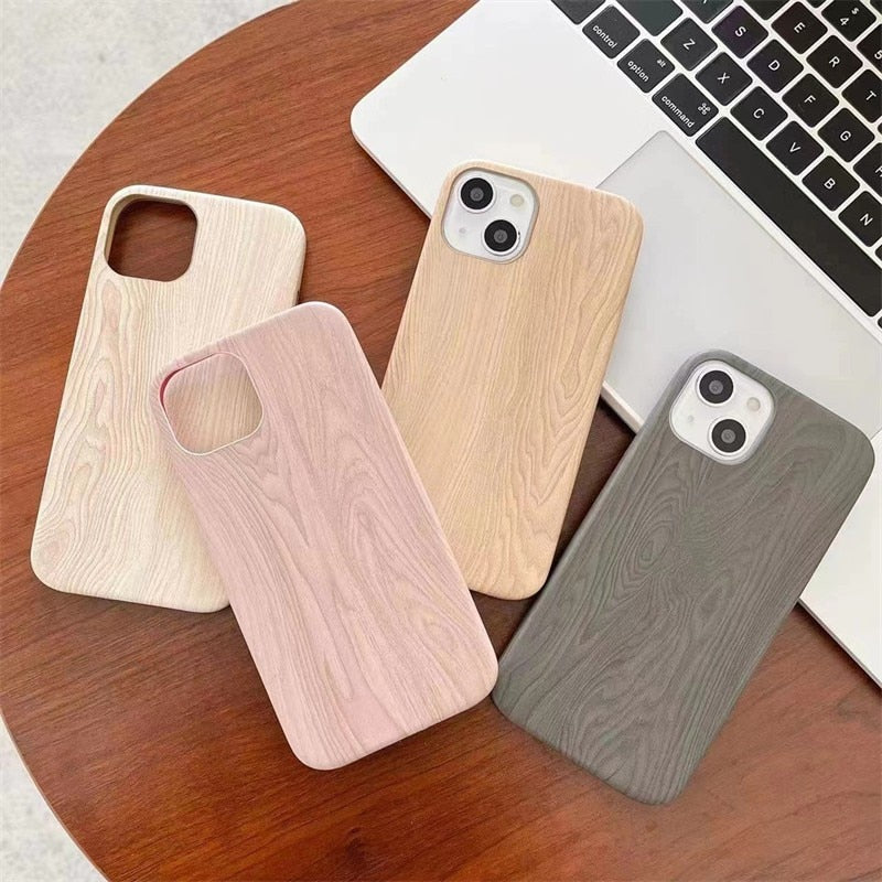 Wood Grain Pattern iPhone Case-Fonally-