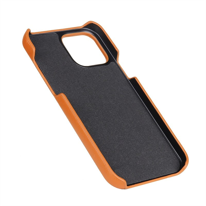 Wrist Strap Plain Lambskin iPhone Case-Fonally-