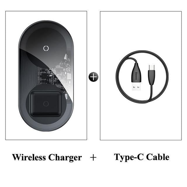 2 in 1 Wireless Charger-Fonally-Transparent-