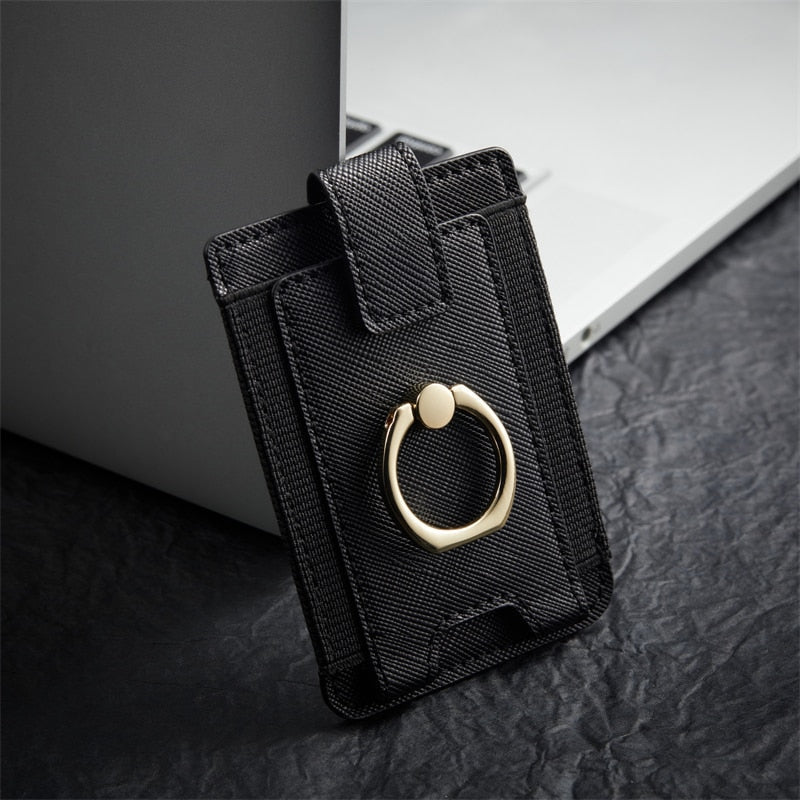 8 Cards Holder Adhesive Back Sticking Wallet For iPhone-Fonally-