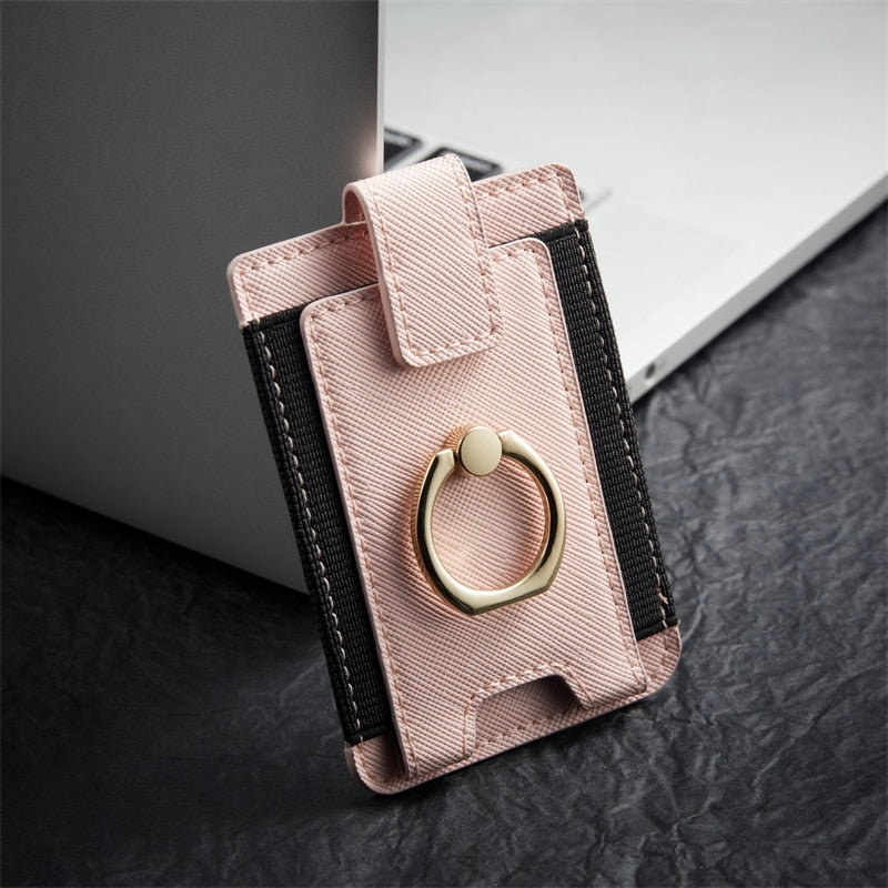 8 Cards Holder Adhesive Back Sticking Wallet For iPhone-Fonally-