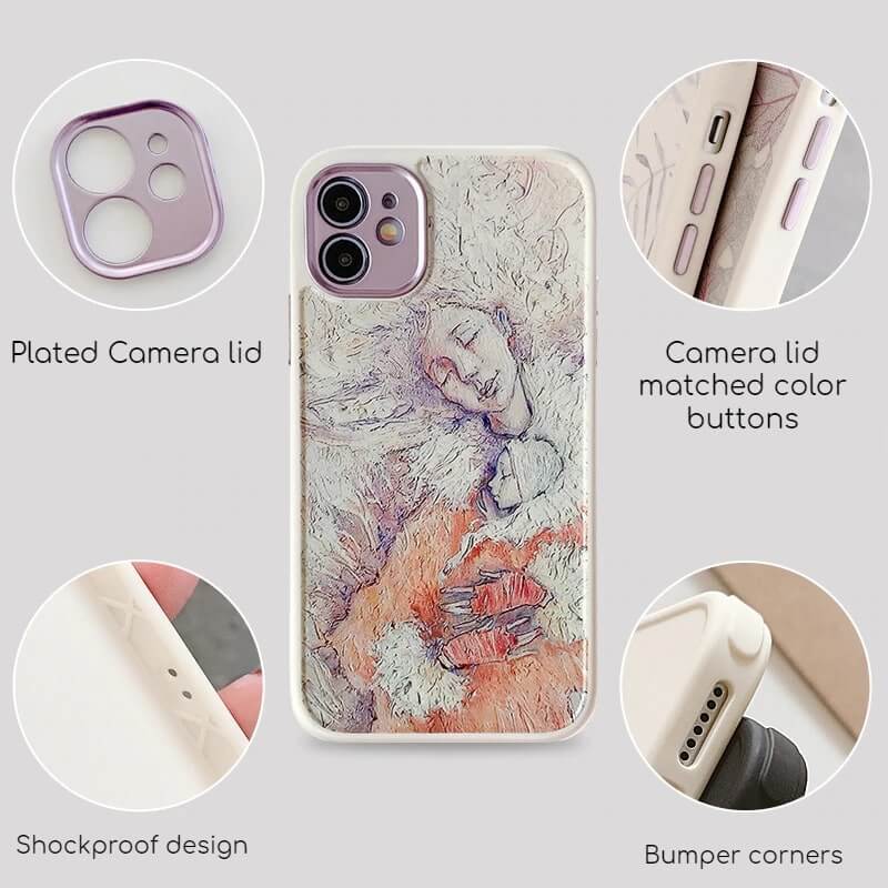 Abstract Face Art iPhone Case-Fonally-Fonally-iPhone-Case-Cute-Royal-Protective