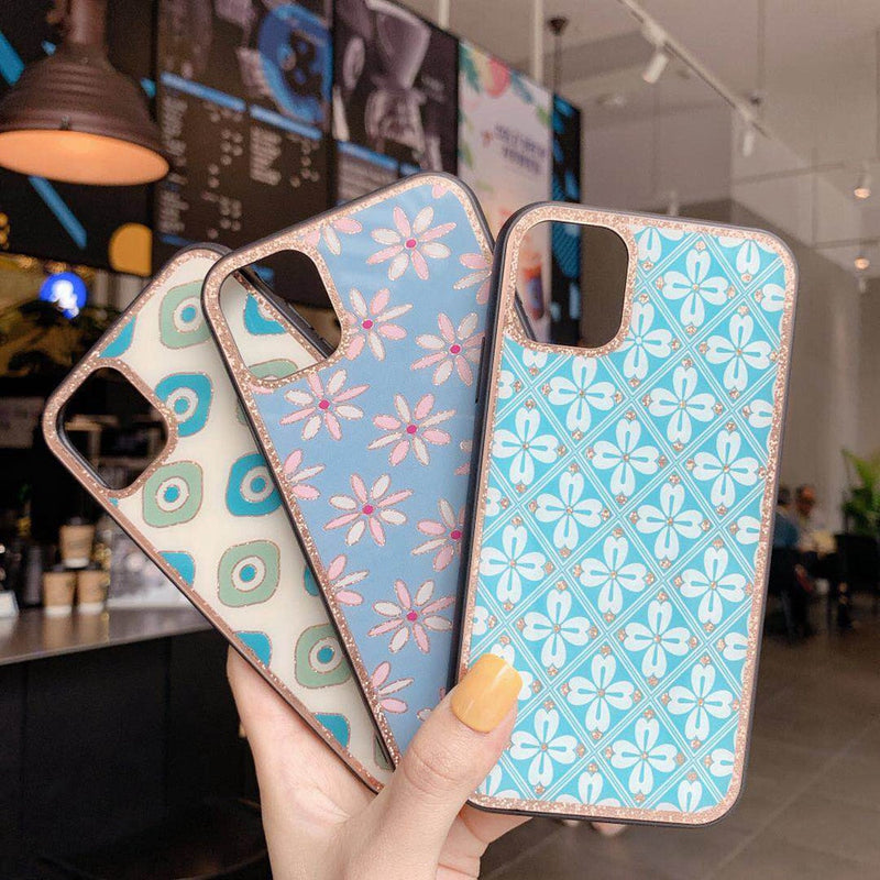 Abstract Floral iPhone Case-Fonally-Fonally-iPhone-Case-Cute-Royal-Protective