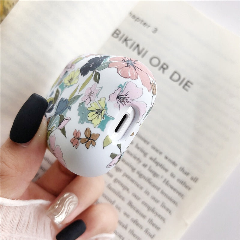 AirPods 1 2 & AirPods Pro Floral Case-Fonally-Fonally-iPhone-Case-Cute-Royal-Protective