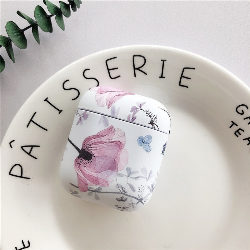 AirPods 1 2 & AirPods Pro Floral Case-Fonally-A (AirPods 1 or 2)-Fonally-iPhone-Case-Cute-Royal-Protective