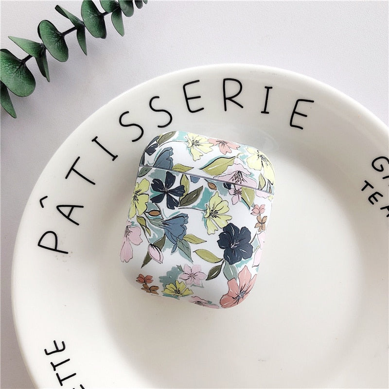AirPods 1 2 & AirPods Pro Floral Case-Fonally-C (AirPods 1 or 2)-Fonally-iPhone-Case-Cute-Royal-Protective