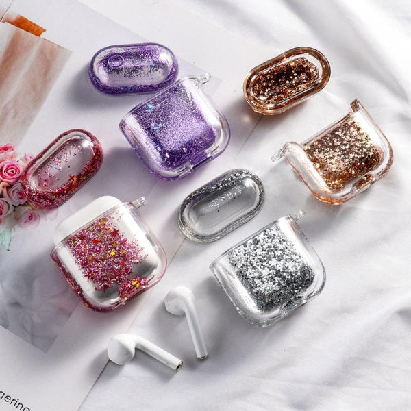 AirPods GlitterFlow Case-Fonally-Fonally-iPhone-Case-Cute-Royal-Protective