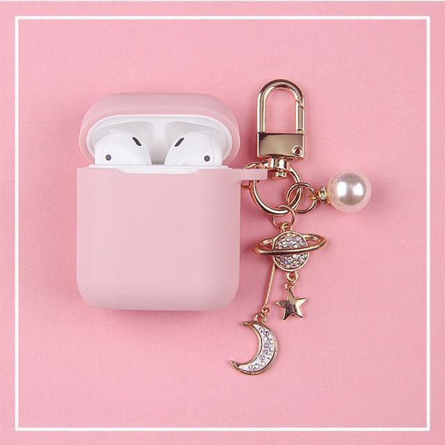 AirPods Spaceman Case-Fonally-Pink-