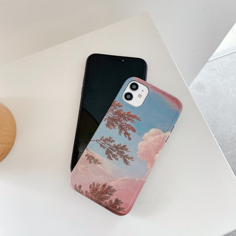 Artsy Evening iPhone Case-Fonally-Fonally-iPhone-Case-Cute-Royal-Protective