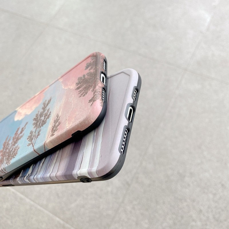 Artsy Evening iPhone Case-Fonally-Fonally-iPhone-Case-Cute-Royal-Protective