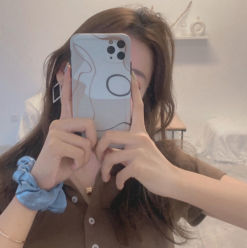 Artsy Face iPhone Case-Fonally-Fonally-iPhone-Case-Cute-Royal-Protective