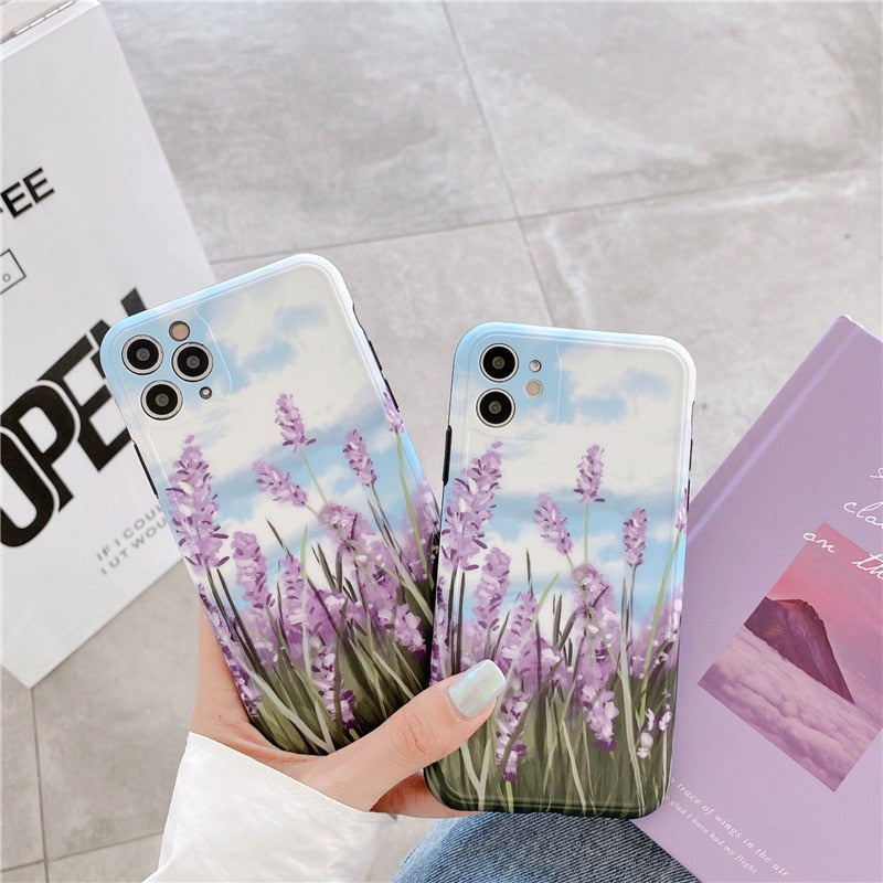 Artsy Lavender iPhone Case-Fonally-Fonally-iPhone-Case-Cute-Royal-Protective