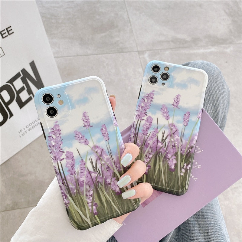 Artsy Lavender iPhone Case-Fonally-Fonally-iPhone-Case-Cute-Royal-Protective