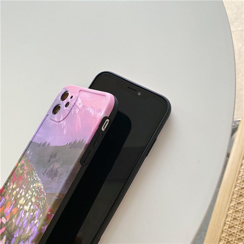 Artsy Mountains iPhone Case-Fonally-Fonally-iPhone-Case-Cute-Royal-Protective
