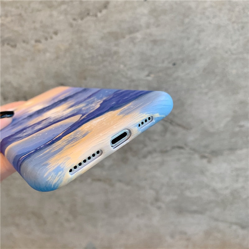 Artsy Ocean Sunset iPhone Case-Fonally-Fonally-iPhone-Case-Cute-Royal-Protective