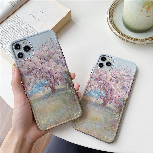 Artsy Tree iPhone Case-Fonally-Fonally-iPhone-Case-Cute-Royal-Protective