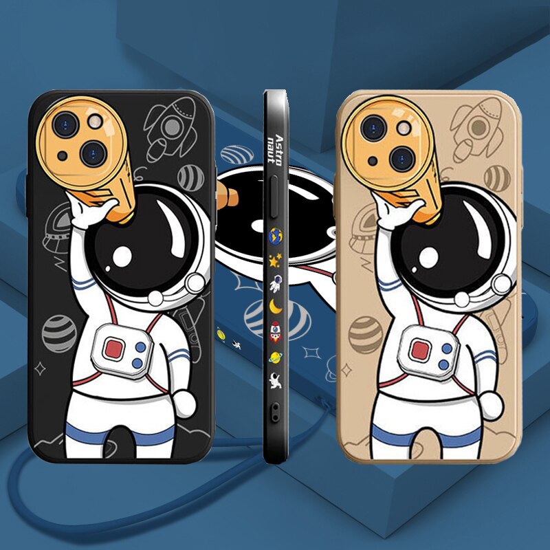 Astronaut Camera Play iPhone Case-Fonally-