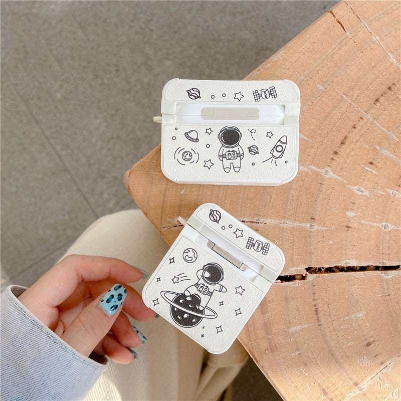 Astronaut iPhone and AirPods Combo-Fonally-Fonally-iPhone-Case-Cute-Royal-Protective