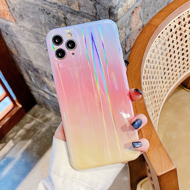 Aurora Rainbow iPhone Case-Fonally-Fonally-iPhone-Case-Cute-Royal-Protective