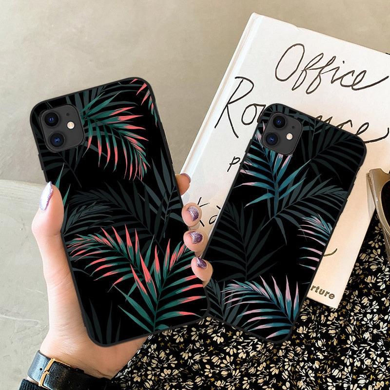 Banana Leaves iPhone Case-Fonally-Fonally-iPhone-Case-Cute-Royal-Protective