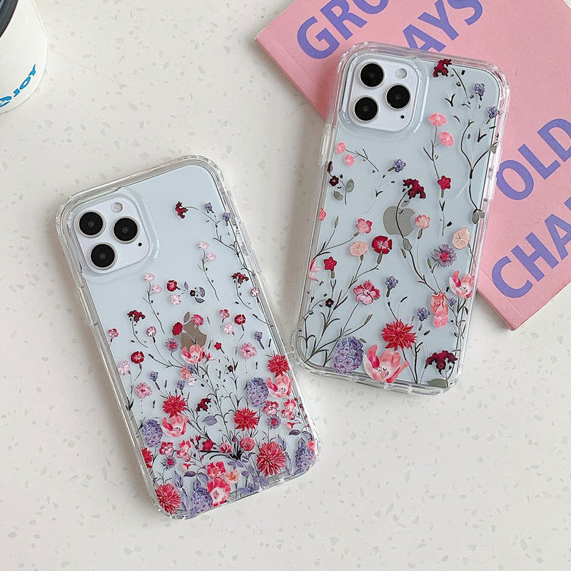 Blossom Bumper iPhone Case-Fonally-Fonally-iPhone-Case-Cute-Royal-Protective