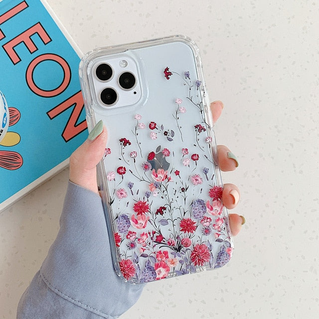 Blossom Bumper iPhone Case-Fonally-Fonally-iPhone-Case-Cute-Royal-Protective