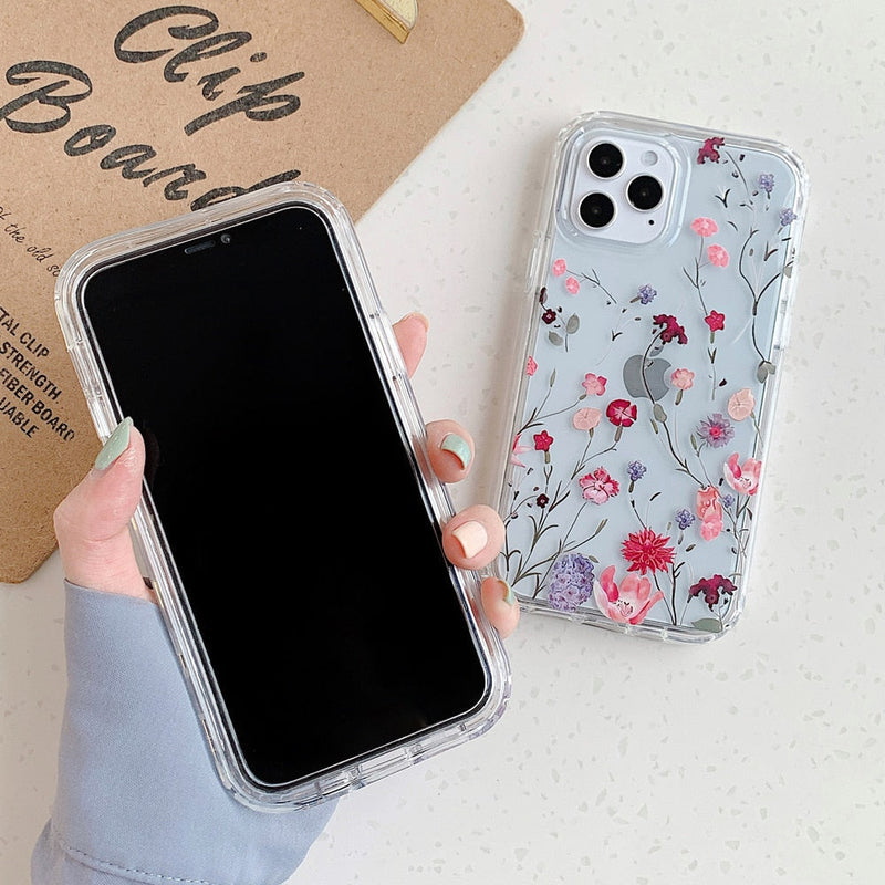 Blossom Bumper iPhone Case-Fonally-Fonally-iPhone-Case-Cute-Royal-Protective
