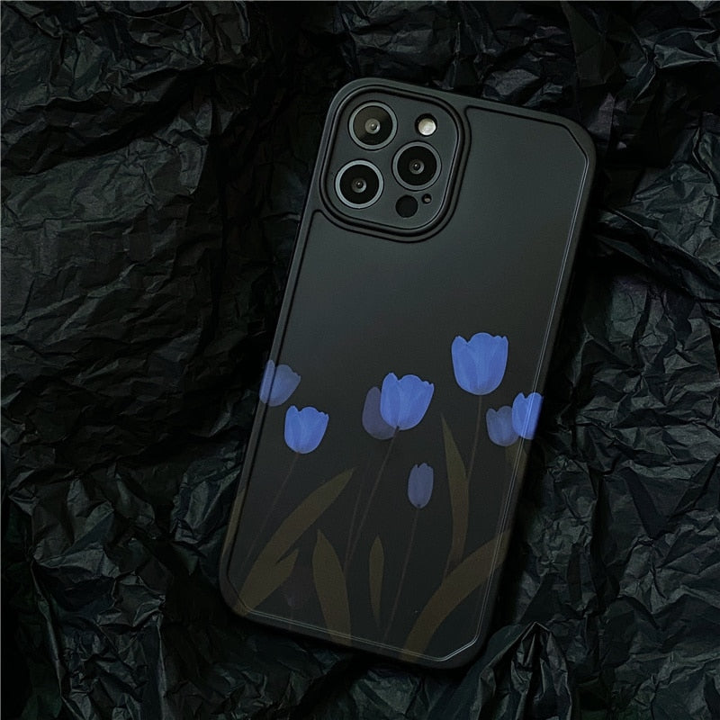 Blue Tulip iPhone Case-Fonally-
