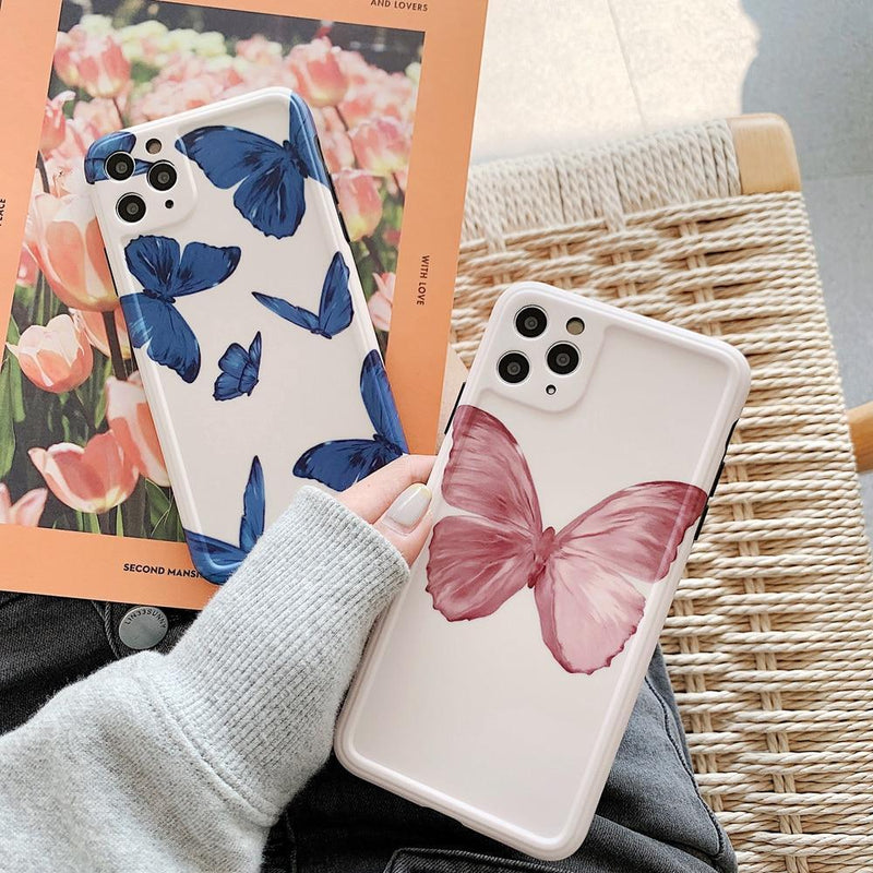 Butterfly iPhone Case-Fonally-Fonally-iPhone-Case-Cute-Royal-Protective