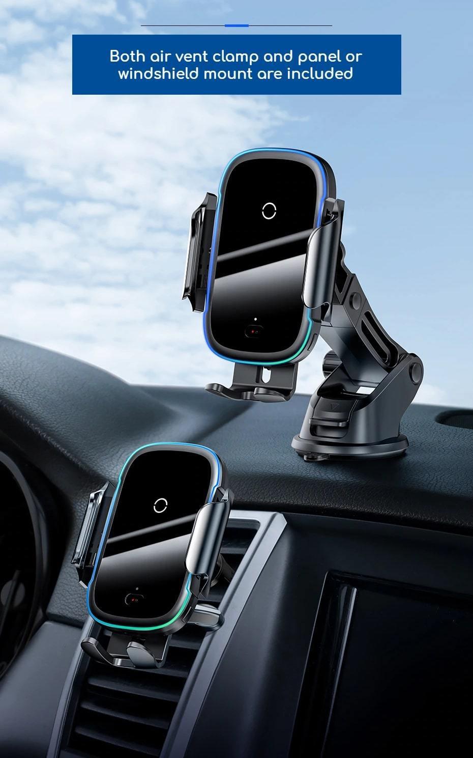 Car Phone Holder with Wireless Charging-Fonally-