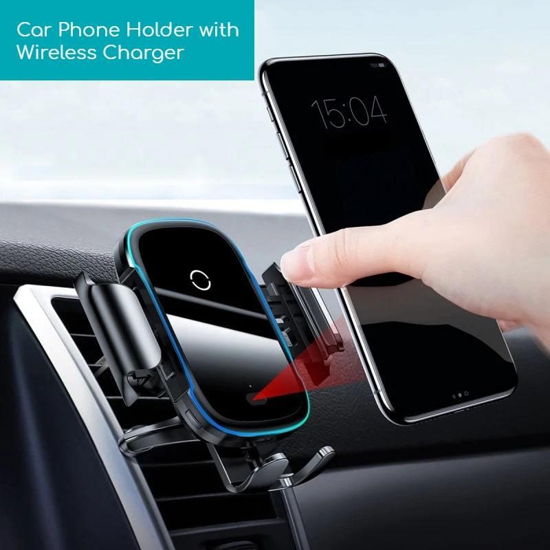 Car Phone Holder with Wireless Charging-Fonally-