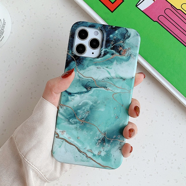 Classic Flowy Marble iPhone Case-Fonally-Fonally-iPhone-Case-Cute-Royal-Protective