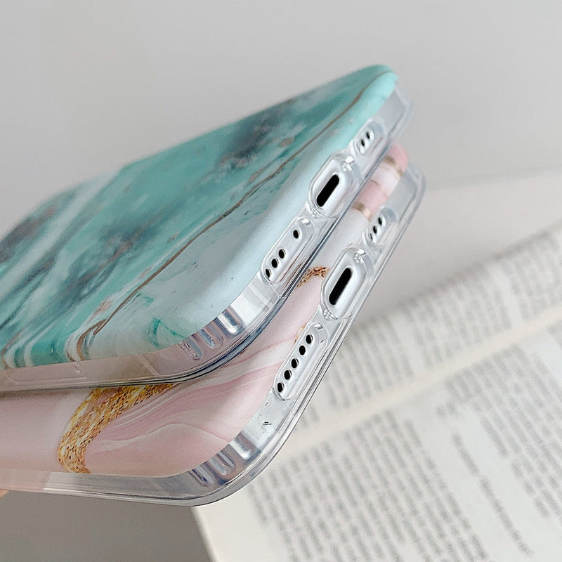 Classic Flowy Marble iPhone Case-Fonally-Fonally-iPhone-Case-Cute-Royal-Protective