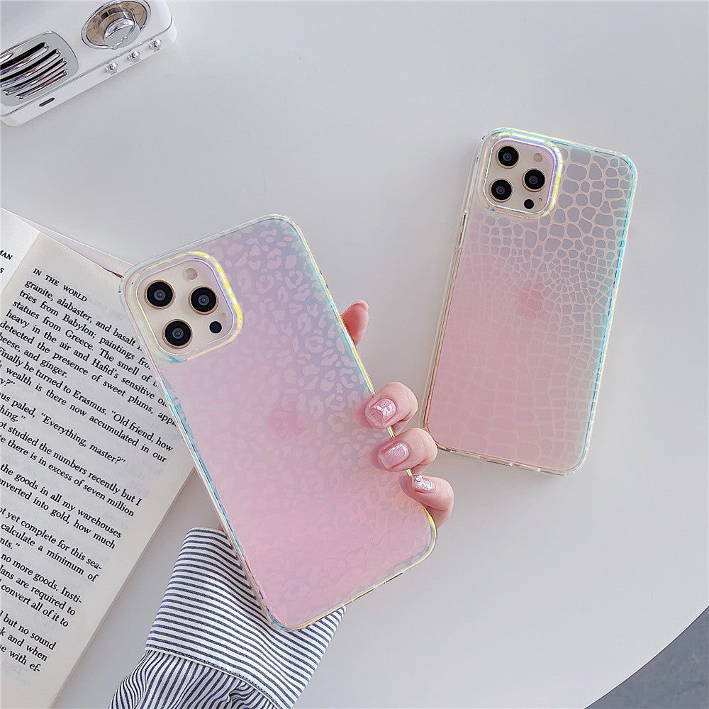 Color Shift Animal Print iPhone Case-Fonally-