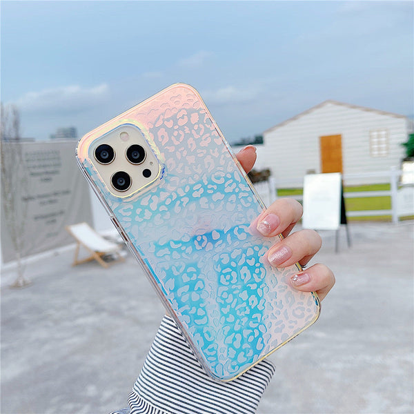 Color Shift Animal Print iPhone Case-Fonally-Fonally-iPhone-Case-Cute-Royal-Protective