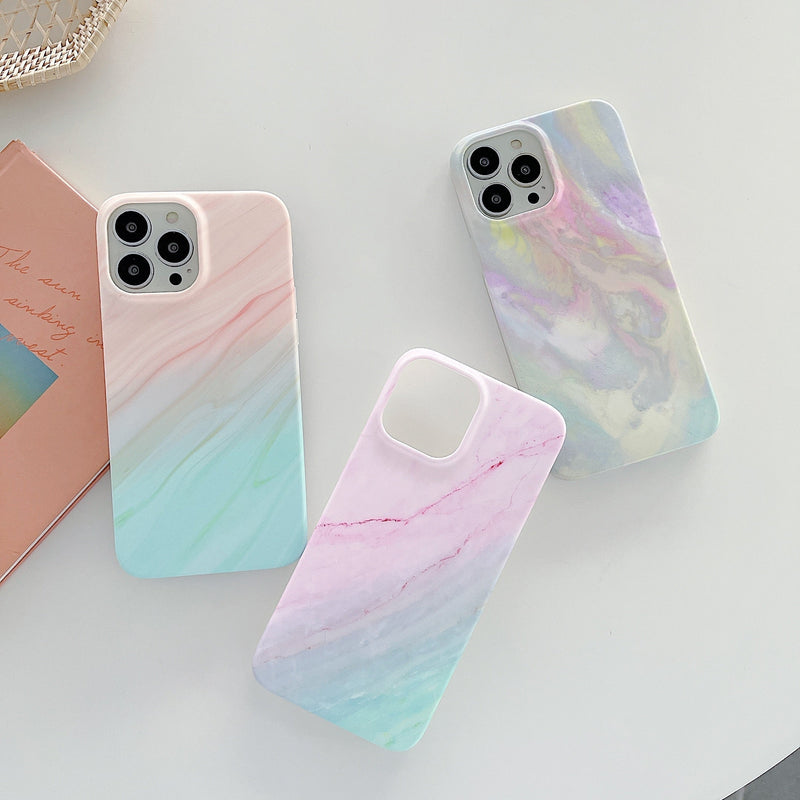 Colorful Dreamy Marble iPhone Case-Fonally-Fonally-iPhone-Case-Cute-Royal-Protective