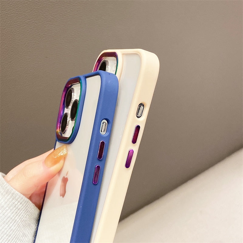 Colorful Laser Camera Lens iPhone Case-Fonally-