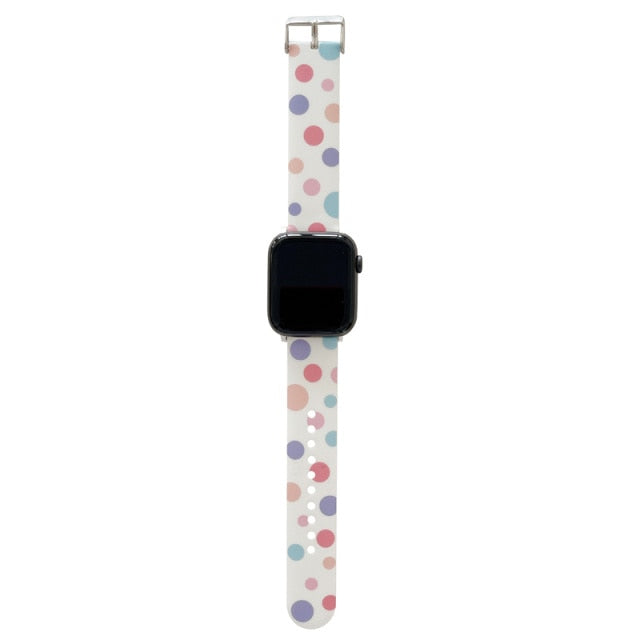 Colorful Polka Dot and Rainbow Bands for Apple Watch-Fonally-Colorful Dots-38 mm-