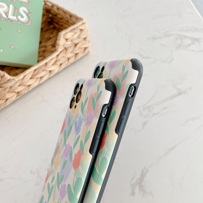 Colorful Tulips iPhone Case-Fonally-Fonally-iPhone-Case-Cute-Royal-Protective