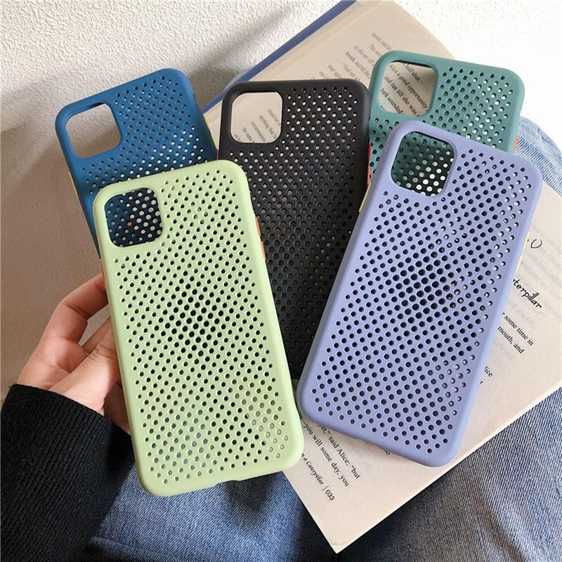 Contrast Mesh iPhone Case-Fonally-Fonally-iPhone-Case-Cute-Royal-Protective