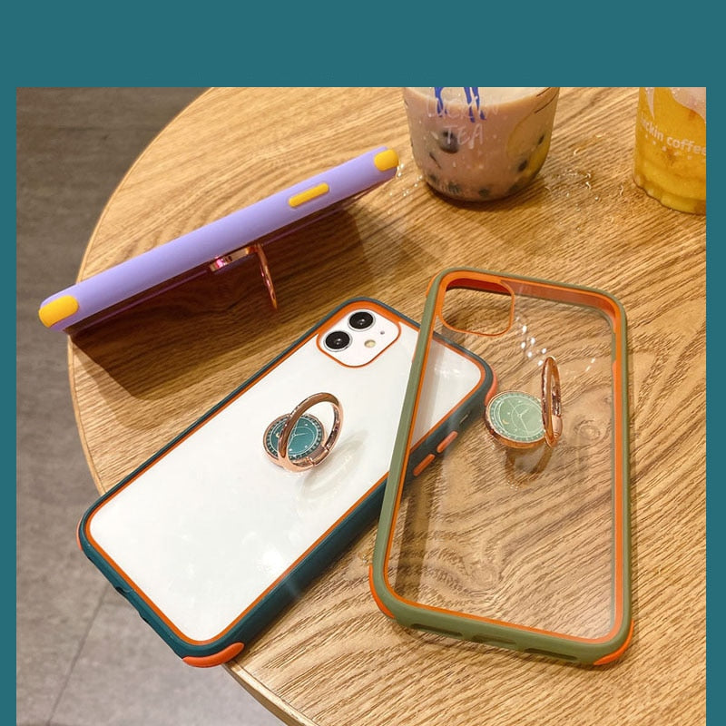 Contrast iPhone Case with ring-Fonally-Fonally-iPhone-Case-Cute-Royal-Protective