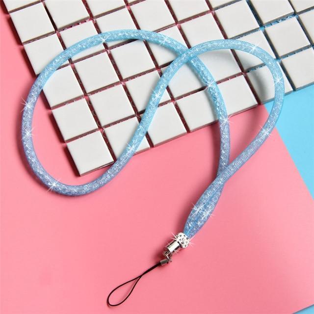 Crystal Lanyard & iPhone Case-Fonally-Blue-Fonally-iPhone-Case-Cute-Royal-Protective