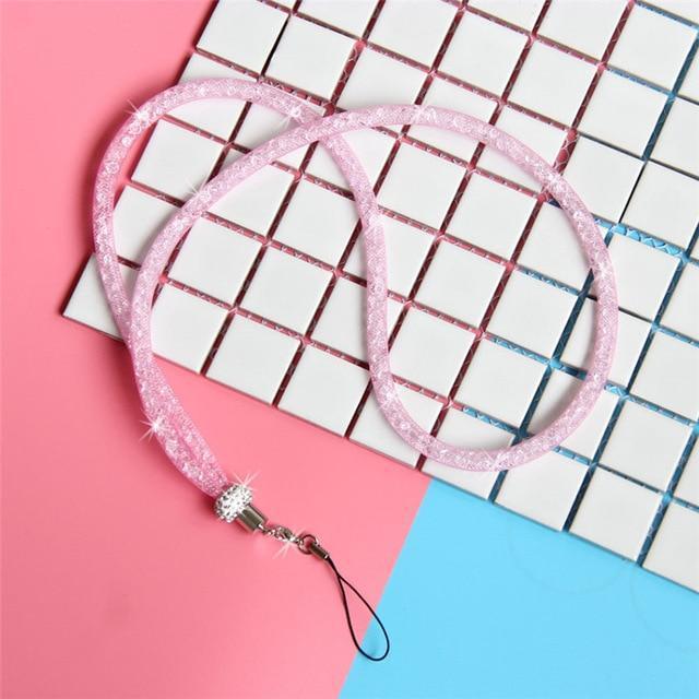 Crystal Lanyard & iPhone Case-Fonally-Pink-Fonally-iPhone-Case-Cute-Royal-Protective