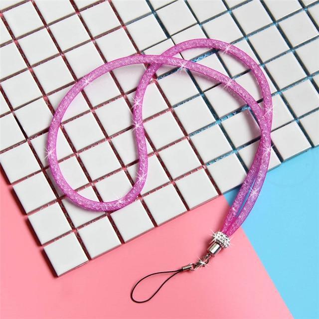 Crystal Lanyard & iPhone Case-Fonally-Rose-Fonally-iPhone-Case-Cute-Royal-Protective