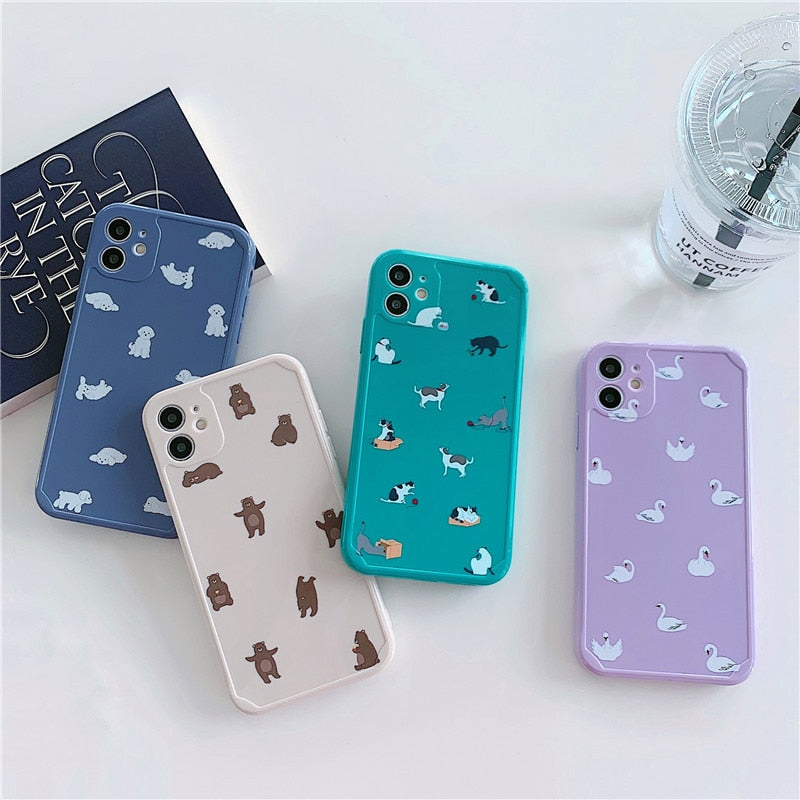 Cute Animals iPhone Case-Fonally-Fonally-iPhone-Case-Cute-Royal-Protective