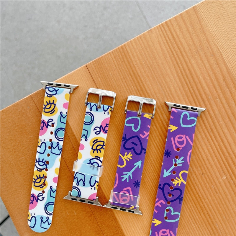 Cute Art Bands for Apple Watch-Fonally-