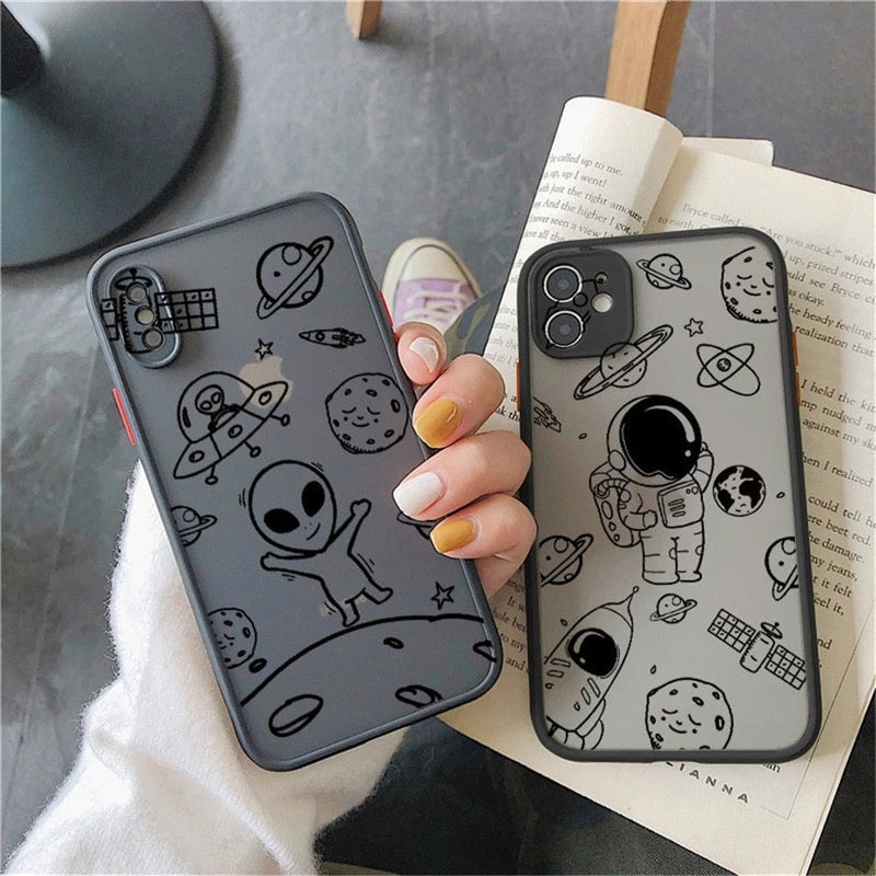 Cute Astronaut Planet iPhone Case-Fonally-Fonally-iPhone-Case-Cute-Royal-Protective