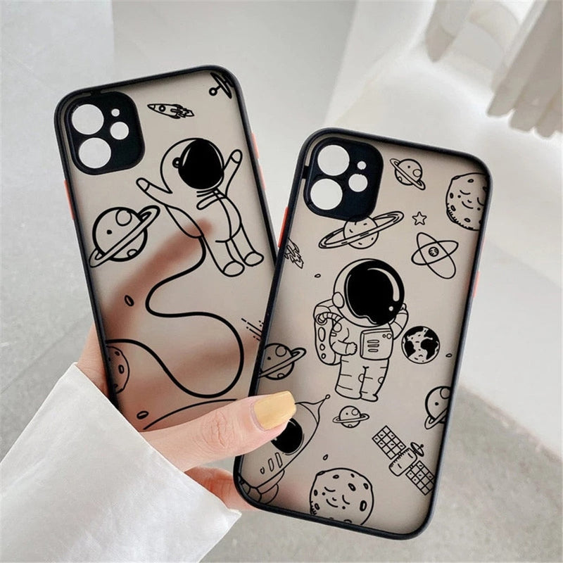Cute Astronaut Planet iPhone Case-Fonally-Fonally-iPhone-Case-Cute-Royal-Protective